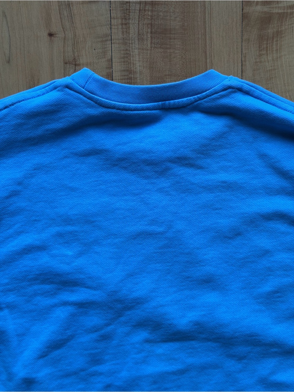 Nike Blue Preppy Crewneck Sportswear French Terry Embroidered Logo Sweatshirt - Picture 11 of 14